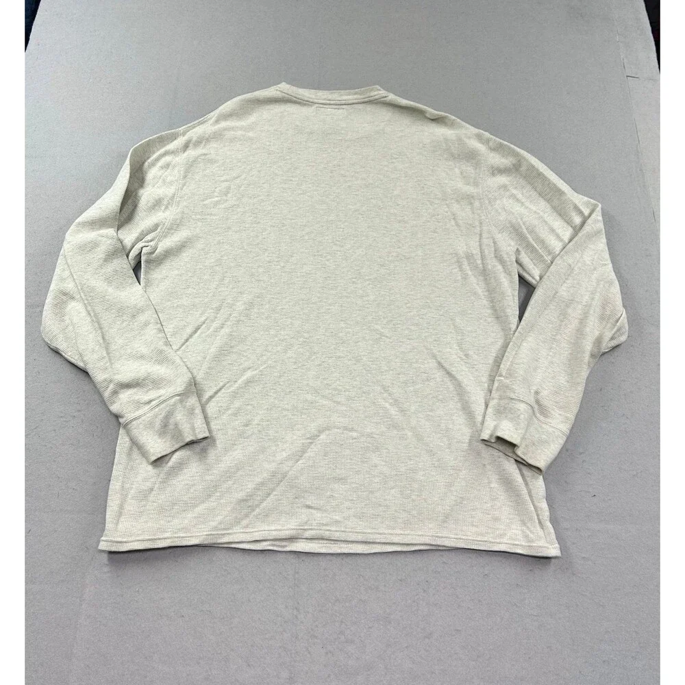 Polo Ralph Lauren Mens Waffle Knit Crewneck Long Sleeve Shirt Thermal 2XL